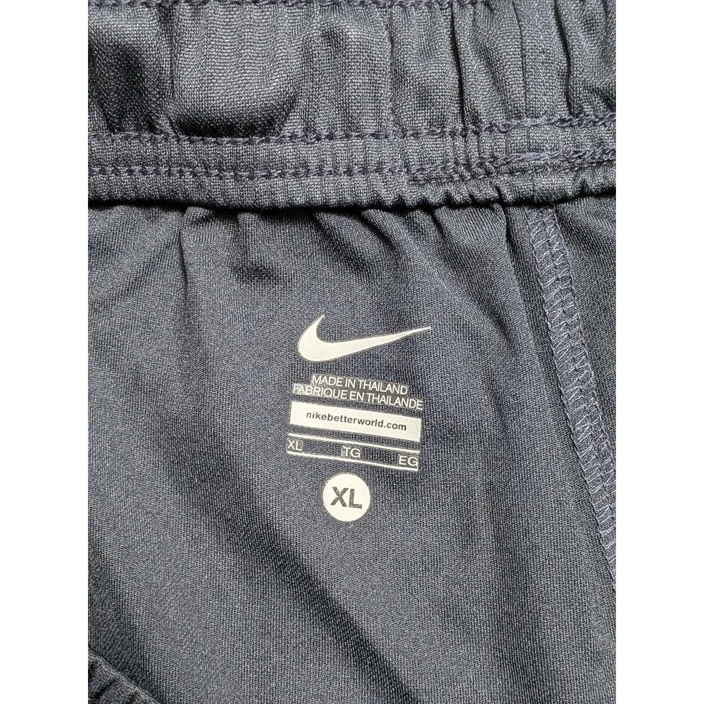 Nike Men's Activewear Shorts XL Dark Blue Elastic Waist Athletic Gym Workout